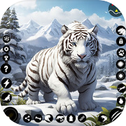 Play Arctic White Tiger Family Sim