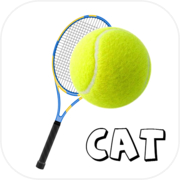 Play Cat Brick Tennis Game