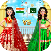 Play Indian Bride Makeup & Dress Up
