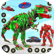 Play Dino Transform Car: Robot Game