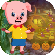 Play Kavi Escape Game 486 Piglet Rescue Game