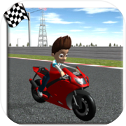 Play Paw Ryder Moto Racing 3D - paw racing patrol games