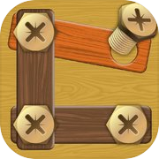 Wood Screw Pin Puzzle Game