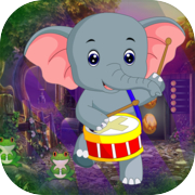 Play Best Escape Games 65 Dancing Elephant Rescue Game