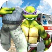 Play Flying Ninja Warrior Turtle City Rescue Mission 3D