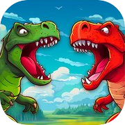 Dino World: Merge & Fight