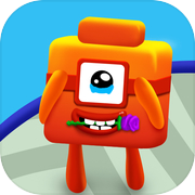 Merge Number Cube: 3D Run Game