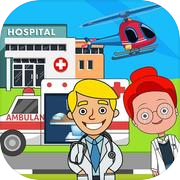 Pretend My City Hospital: Town Doctor Story Games