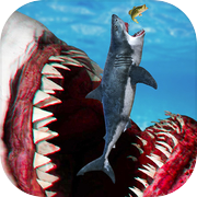 Megalodon shark fish eater