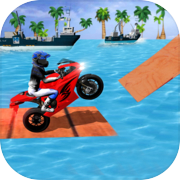 Play Beach Bike Fun Racing Stunt