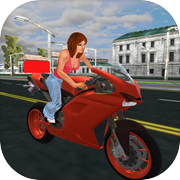 Pizza Delivery Girl Bike Game