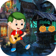 Play Guitar Boy Rescue Best Escape Game-389