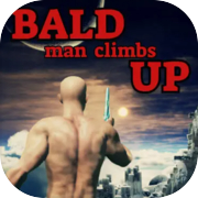 Bald Man Climbs Up