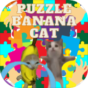 Puzzle banana cat meme