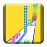 Play Cube Color Racer : Stack 3D