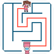 Play Maze Run: Path To Toilet