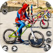 Play BMX Cycle Race Superhero Games