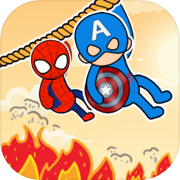 Play Rescue Hero - Rope Puzzle