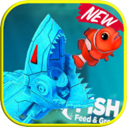 Feed and grow Monster Robot fish Simulator