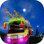 Indian Bus Uphill Bus Games 3D