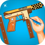 Play Guns Coloring by number Book