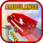 Play Ambulance Rooftop Racer 3D