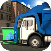 Play Road Garbage Dump Truck Driver