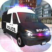 Play American Police Van Driving