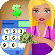 Play supermarket cashier and money