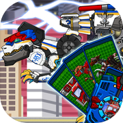 Play Tyrabo Double-Cops - Transform! Dino Robot