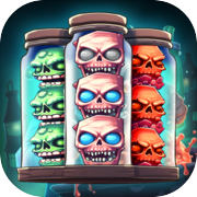 Play Zombie Puzzle Color Sort Game