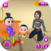 Twins Baby Simulator Games 3D