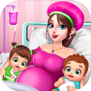 Play Pregnant Mom & Twin Baby Game