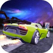 Neon Car Race Simulation Game