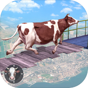 Play Cow On A Ramp: Simulator Game