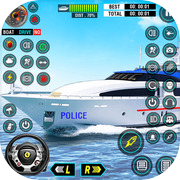 Play Police Boat Chase Boat Game 3D