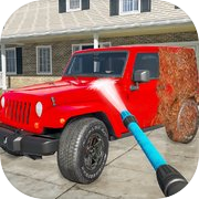 Play Power Car Wash Cleaning Game