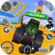 Play Monster Truck Stunts: Car Game