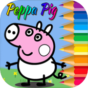 Little Pigs Coloring with Peppa Game