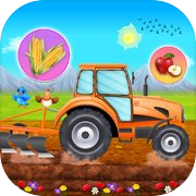 Farm Tractors Harvesting Game