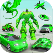 Flying Robot Car - Robot Transformation Game