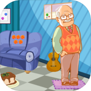 Cute Grandfather Rescue Kavi Game-354