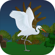 Play Best Escape Games 162 - Rescue Egret Bird Game