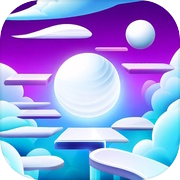 Play Windy Ball Jump on Cloudy Sky