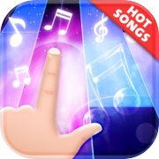 Black White Piano Tiles Magic - Relax with Music