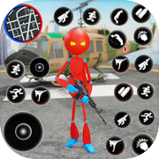 Stickman Ninja Rope Spider 3D