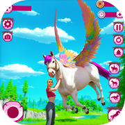 Play My Flying Unicorn Horse Game