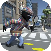 Stickman Detective - Super Rope Hero Game