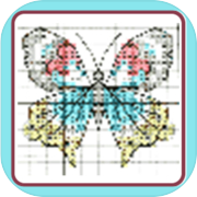 Play Cross Stitch Butterfly Color