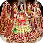 Indian Bride Dress Up Girl